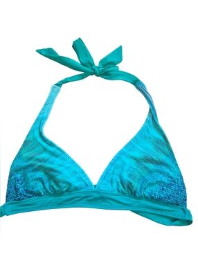 Athleta Swimwear Women’s Teal Halter Triangle Bikini Top